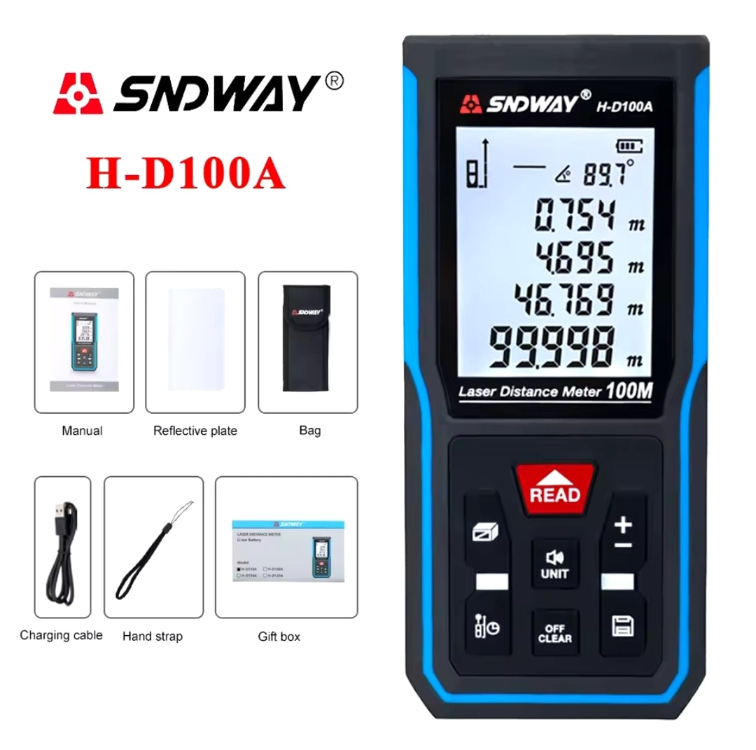 SNDWAY H-D100A 100M Laser Distance Meter