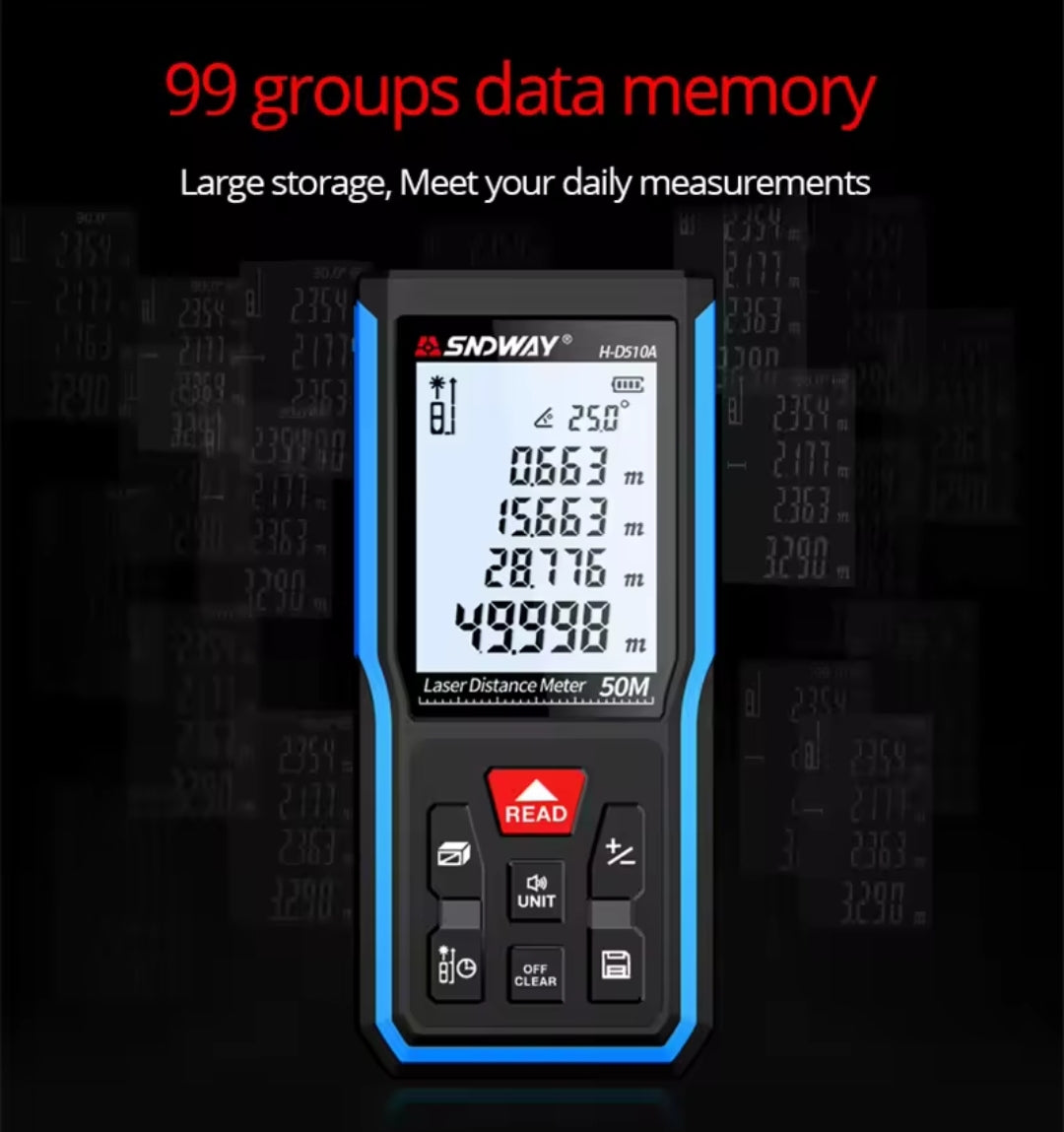 SNDWAY H-D100A 100M Laser Distance Meter